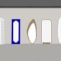 Stylish Mirrors With Various Designs Shapes Colors And Frame Styles In Modern Space