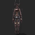 Elaborate Mythical Character In Fantasy Armor With Intricate Horns And Scaled Patterns