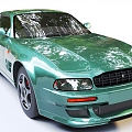 Green Car sports car Aston Martin 3d model