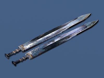 Sword Antique Sick 3d model