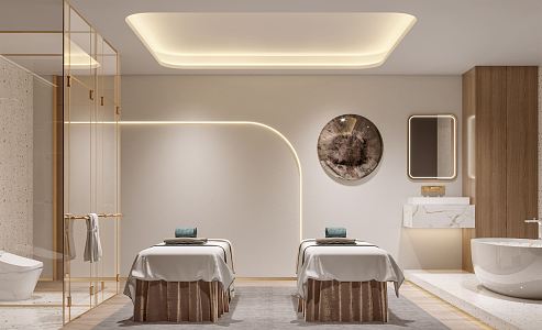 Modern SPA Beauty Room 3d model