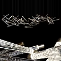 Modern Contemporary Hanging Chandelier With Sleek Metal Rods And Glass Elements For Stylish Interior Decoration