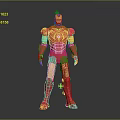 Iron Man Action Figure Red And Gold Armor Standing Pose With Detailed Design