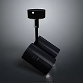 Modern Black Dual Head Spotlight Fixture Ideal for Household Interior Lighting