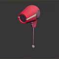 Pink Hair Dryer With Modern Design And Stand For Home Use