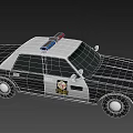 Functional Police Car With Red Blue Lights Department Logo And CA License Plate