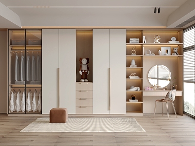 Modern wardrobe 3d model