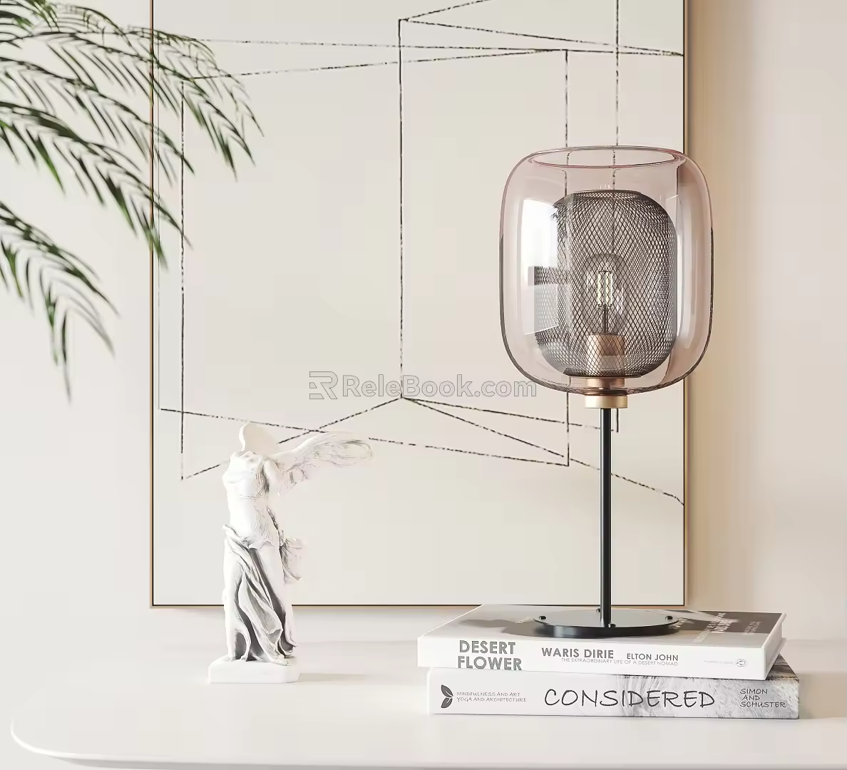 Modern table lamp 3d model