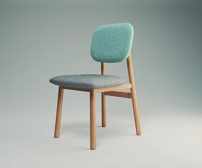 Nordic Dining Chair 3d model Nordic Dining Chair 3d model