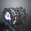 Stargate Spacetime Gate Sci-Fi Door Ring Door Loop Sci-Fi Ring Portal Shuttle Door 3d model
