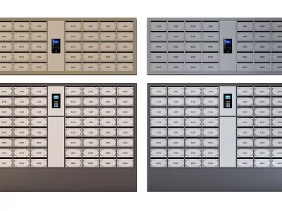 Modern Mailbox Letterbox 3d model Modern Mailbox Letterbox 3d model