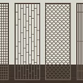 New Chinese Style Chinese Style Partition New Chinese Style Wooden Lattice Partition Hollow Partition Wooden Partition Lattice Partition 3d model