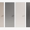 Flush Doors In Multiple Colors With Modern Sleek Design And Wooden Textures