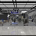 Modern Clothing Store Interior With Displayed Clothes Mannequins Neat Racks And Lighting