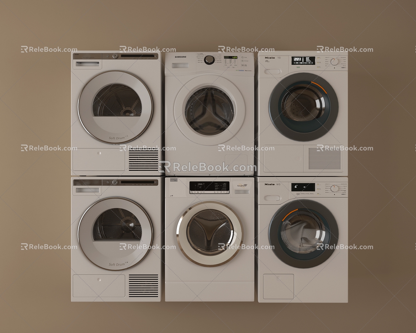 Washing machine appliances model