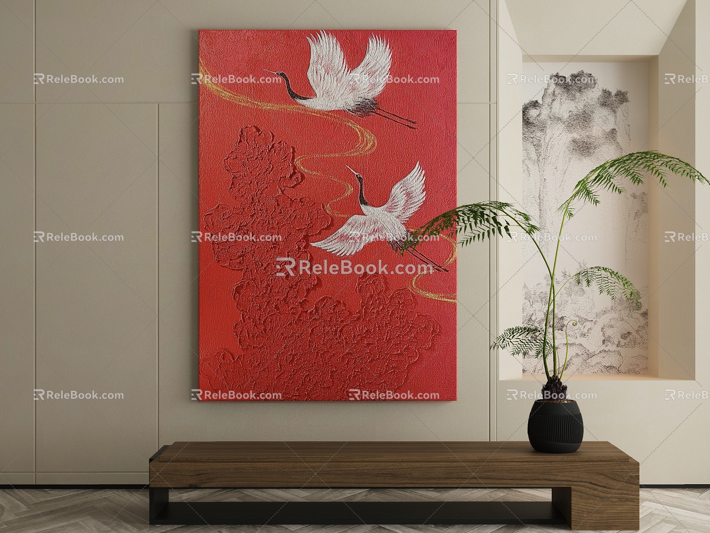 New Chinese Decorative Painting model