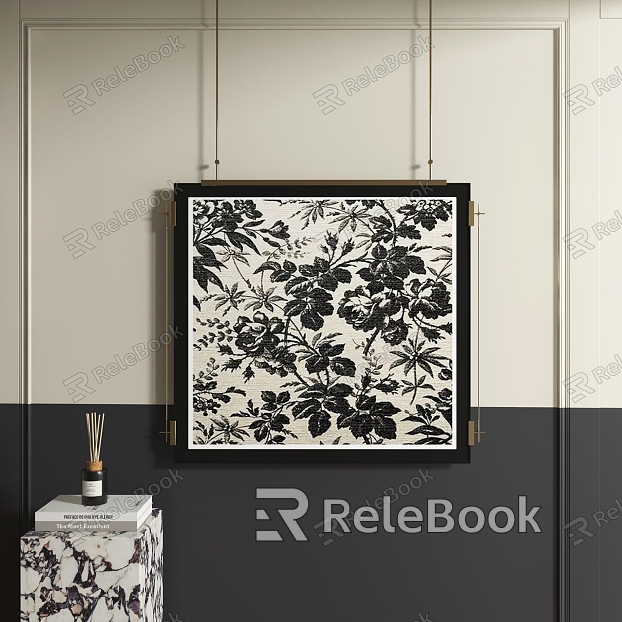 New Chinese abstract decorative painting model