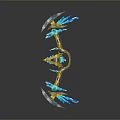Crossbow Mechanical Crossbow Shift Bow and Arrow Shoot Far Equipment Weapons High-tech Crossbow 3d model