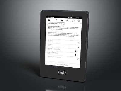 Modern e-reader e-books Amazon e-books electronic products model