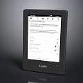 Modern e-reader e-books Amazon e-books electronic products 3d model