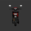 Red Electric Scooter With Black Seat Red Wheels E GO Logo And Modern Design