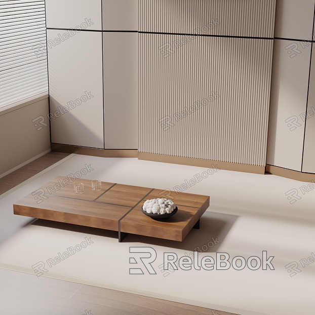 Modern coffee table model