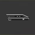 Modern Open Car Door With Metallic Finish Window And Interior Reflection Details