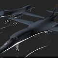 Twin Silver Military Aircraft Models Featuring Detailed Wing And Tail Design Elements
