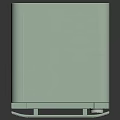Mint Green Modern Kitchen Appliance Toaster Oven With Digital Display And Knob Control