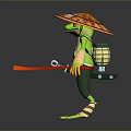 Frog Poison Frog Game Frog Reptile Cold Blooded Animal Reptile 3d model