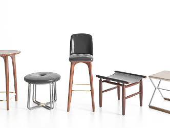 Modern Bar Chair 3d model