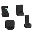 Smart Robotic Vacuum Cleaning Machines With Charging Docks And Self Emptying Bases