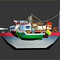Colorful Small Toy Water Transport Vehicles With Various Designs And Shapes