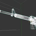 Classic Military Rifle With Wooden Stock And Metal Barrel Design Features