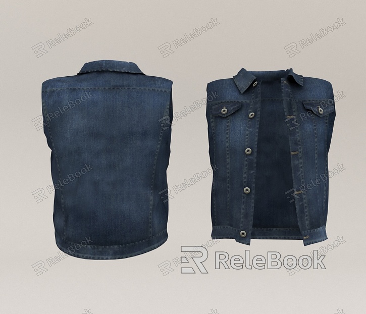 Clothing short-sleeved vest model