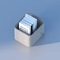 Storage basket toolbox 3d model