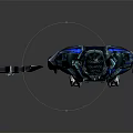 Mythical Armored Warrior In Blue Silver Armor With Giant Battle Axe And Blue Accents