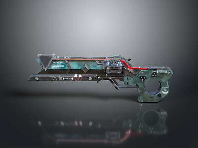 Science Fiction Firearms Next Generation Firearms Science Fiction Game Gun Game Firearms Game Gun Concept Gun Laser Gun 3d model