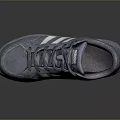 Blue Casual Sneakers With Silver Stripes And Simple Lightweight Design For Daily Wear