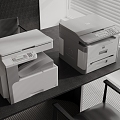 Printer Copier Scanner Office Equipment 3d model