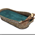 Rustic Wooden Bathtub With Clear Water Soap And Wooden Rack