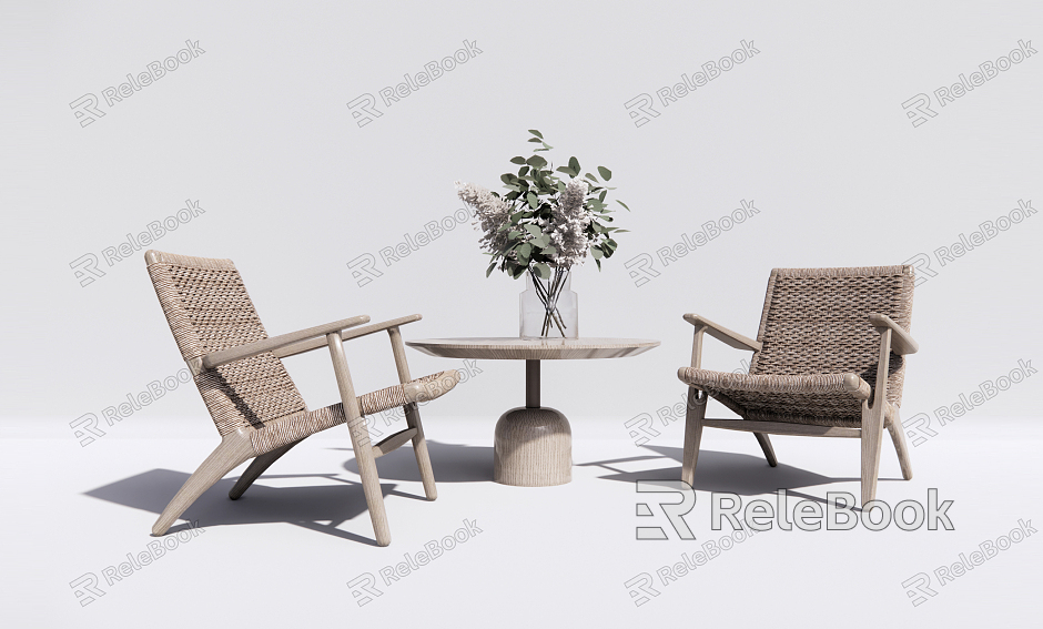 Quiet outdoor tables and chairs Outdoor leisure tables and chairs model