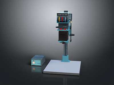 Modern Blue Grey Lighting Combination With Control Panel And Base Stand 3d model