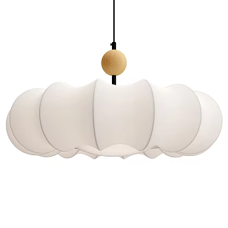 Japanese-style chandelier 3d model