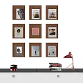 BoConcert Bookshelf Book Storage Rack Ornaments 3d model