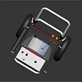 Megger 200 2500 Portable Wheeled Electronic Tester Device For Computer System