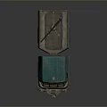 Military Green Battle Tank With Main Cannon Turret And Heavy Duty Tracks Design