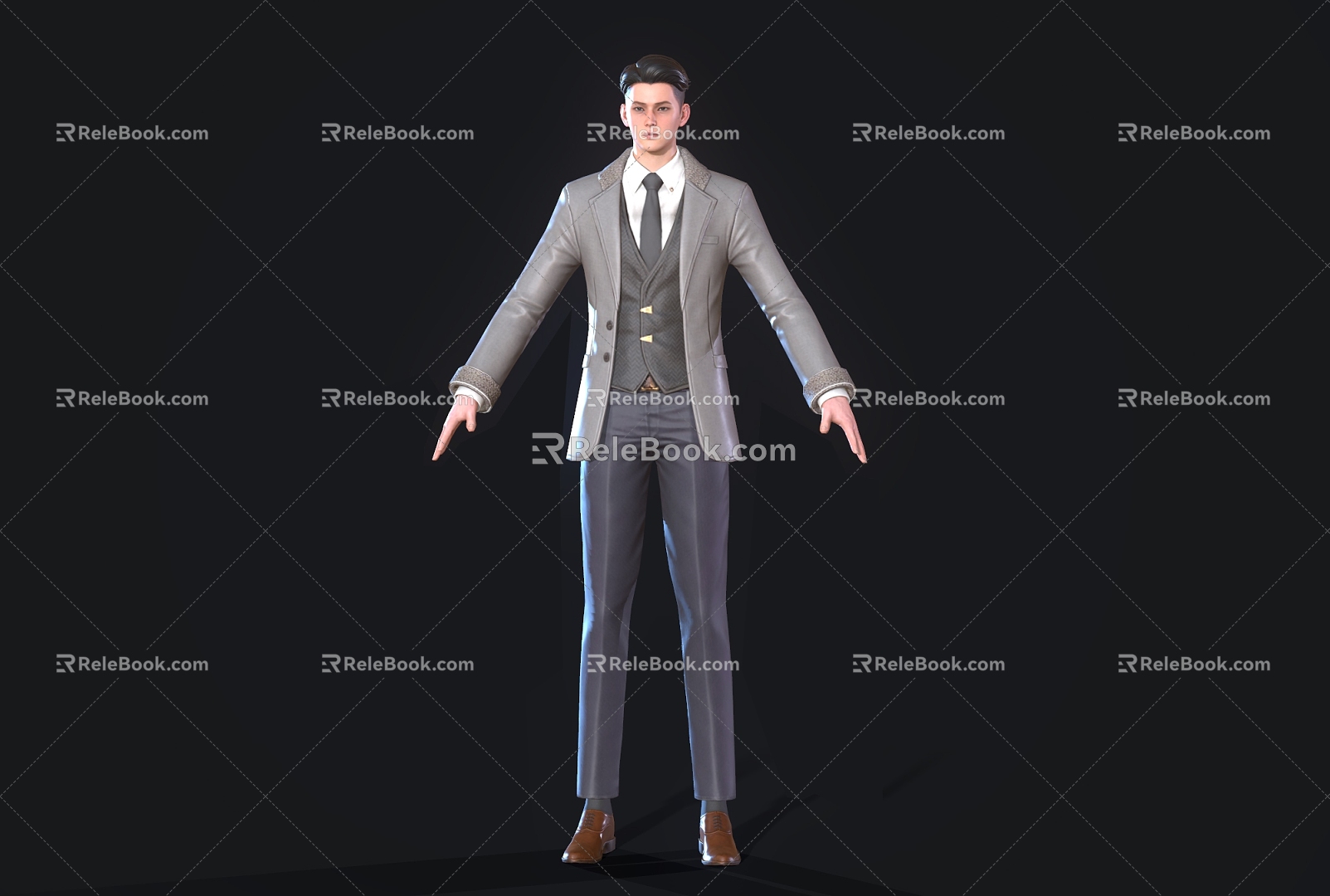 Men Men Men Handsome Game Characters model