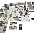 Material Landscape Collection 3d model
