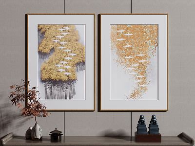 New Chinese Decorative Painting model